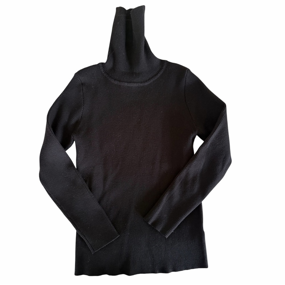Tuckernuck Pomander Place Arlo Black Turtleneck Sweater Size Small